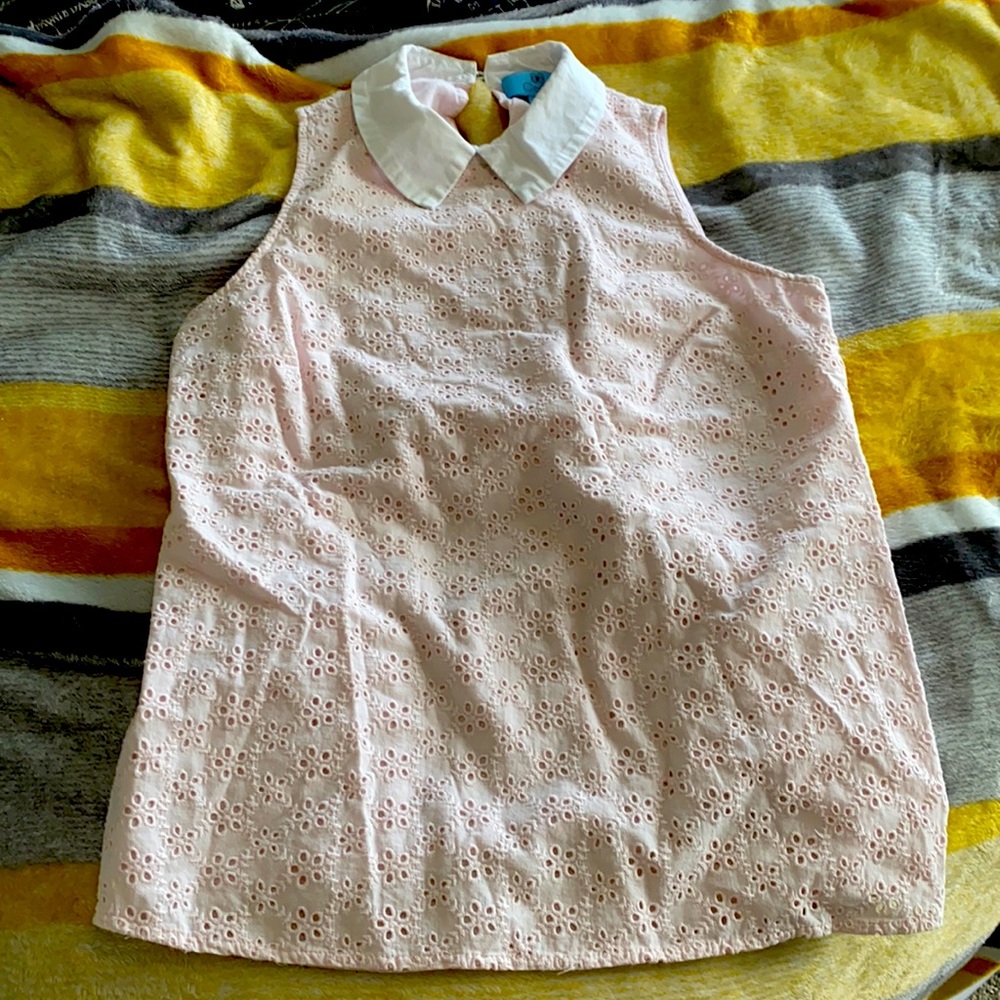 Pink tank top blouse